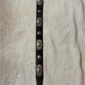 Black Belt with Silver Accents